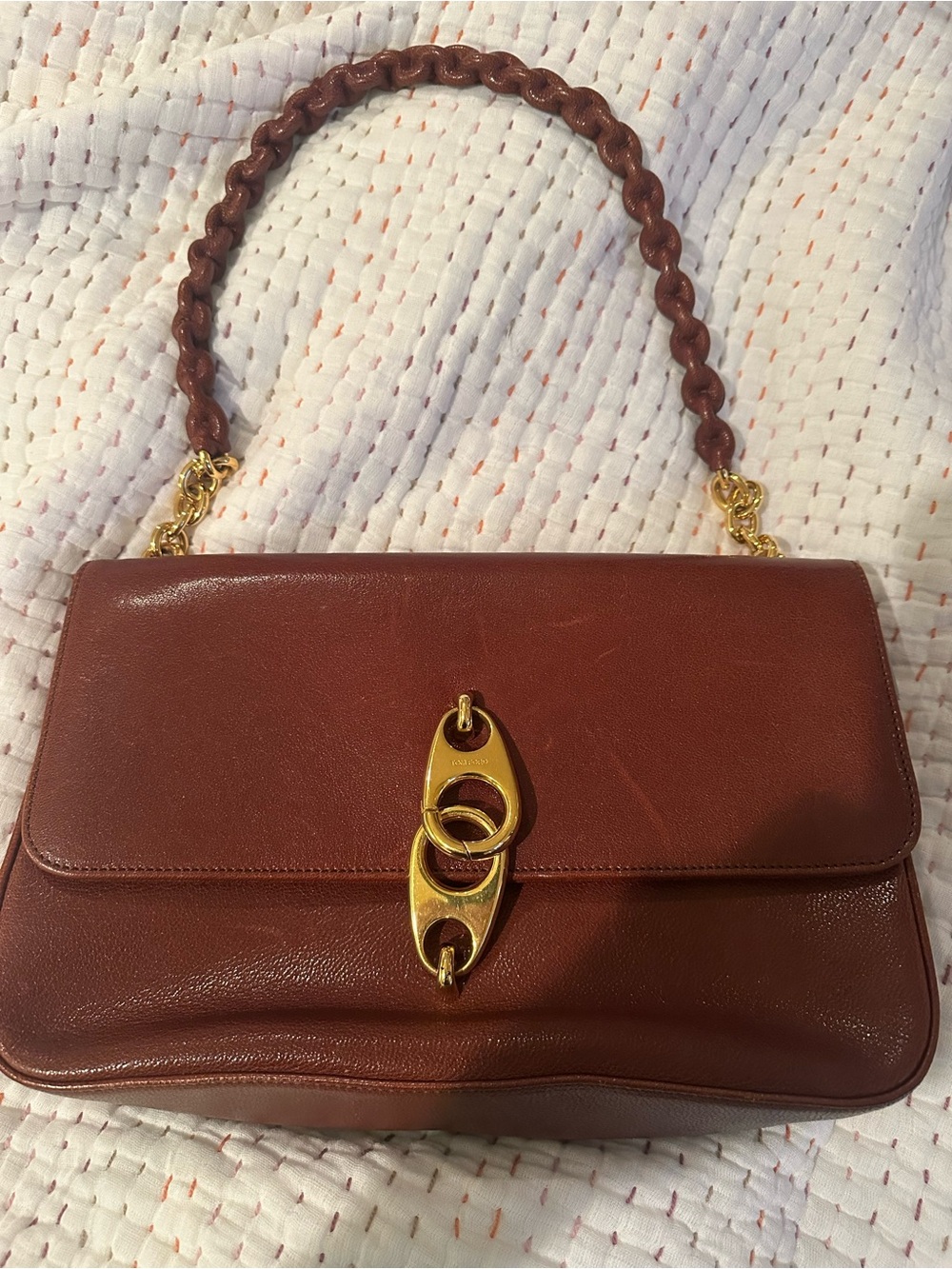 Tom Ford leather bag with gold hardware - worn once